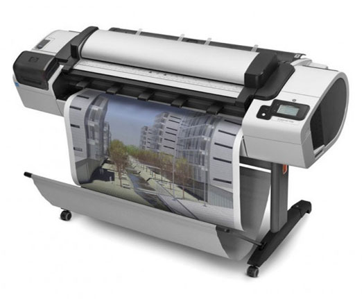 Color 2PX9507 24quot; Renewed HP Designjet T120 Inkjet Large Format Printer